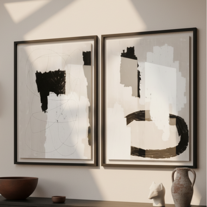 Set de cuadros "Monochrome Expression"