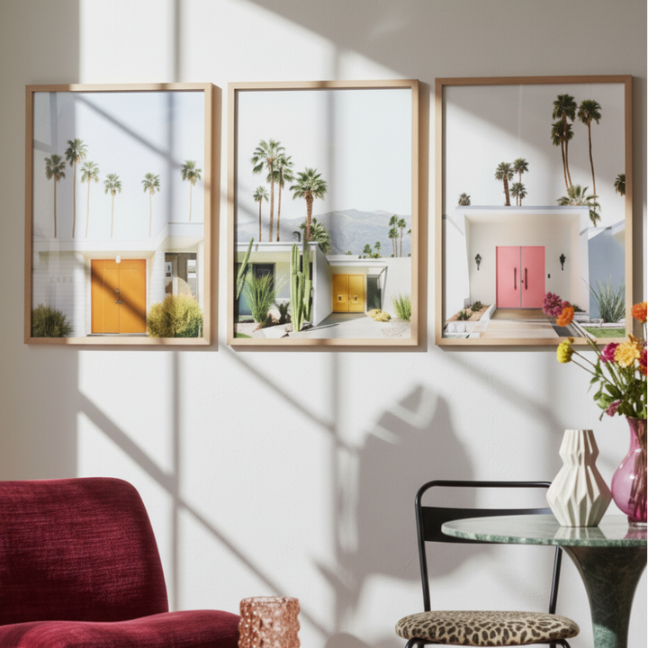 Set de cuadros "Set Palm Springs"