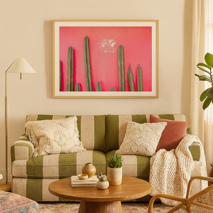 Cuadro "Cactus and Love Wall"