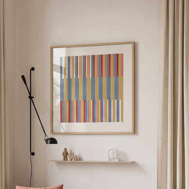 Cuadro "Geometric Color Blocks"