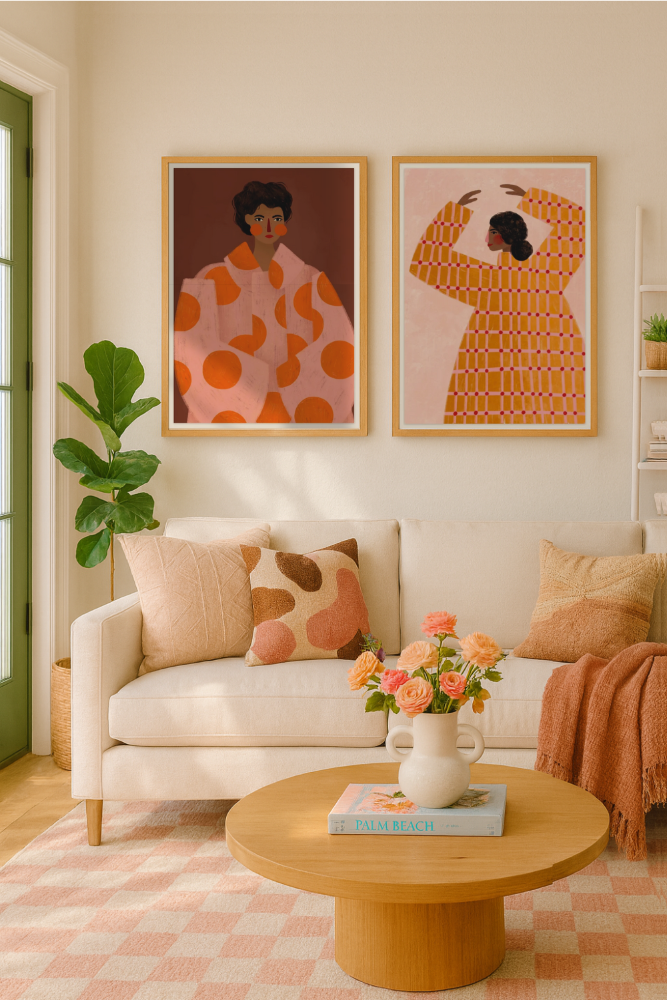 Cuadro "Woman With Orange Dots"