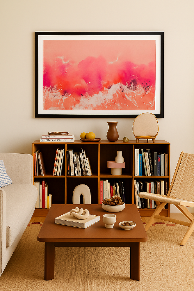 Cuadro "Pink Wave"