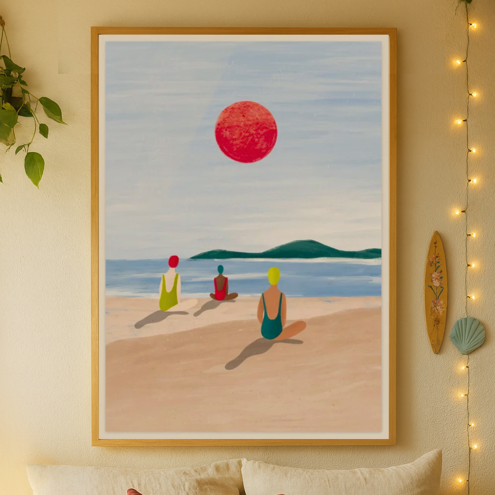 Cuadro "Girls at the Beach"