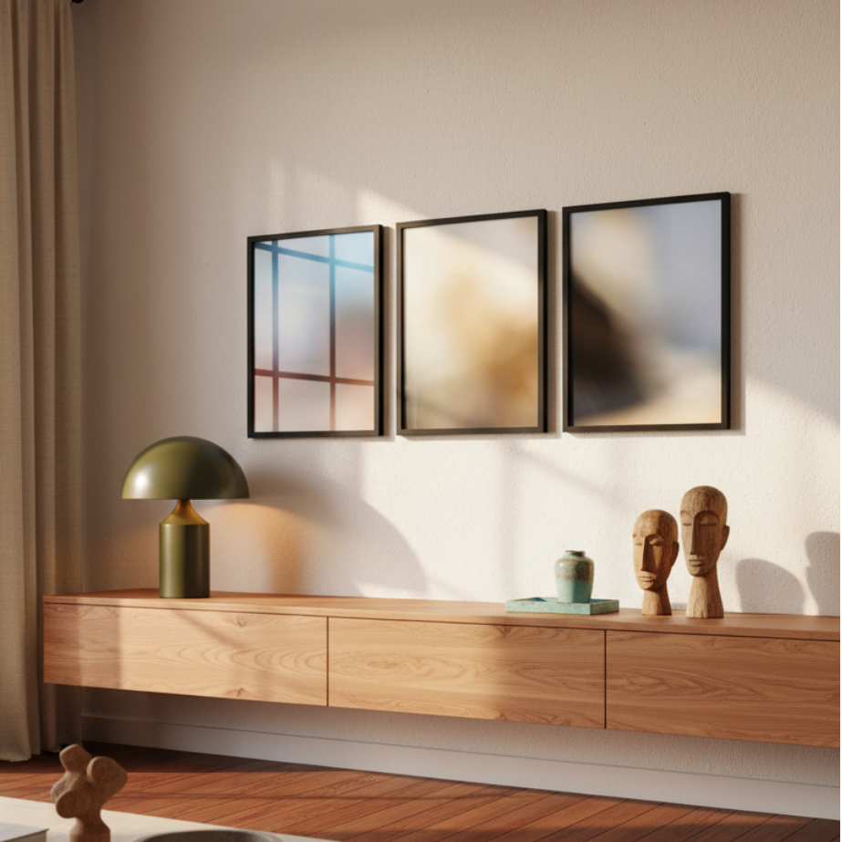 Set de cuadros "Blurred"