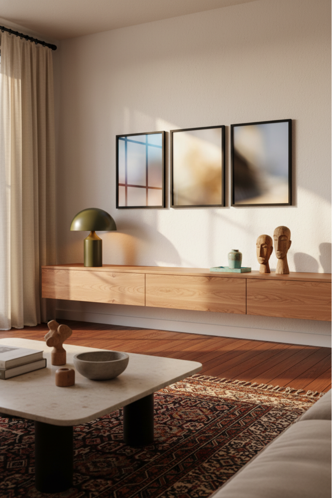 Set de cuadros "Blurred"