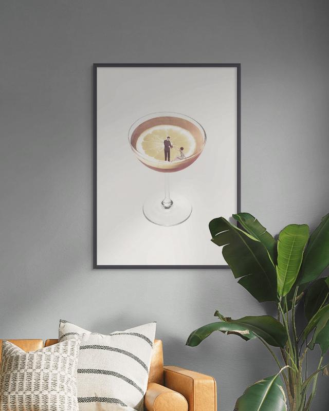 My drink needs a drink Art Print