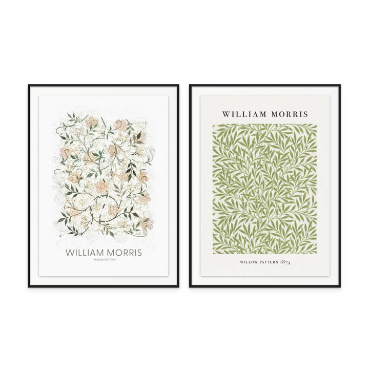 Set "Jasmine" + "Willow Pattern" Art Prints