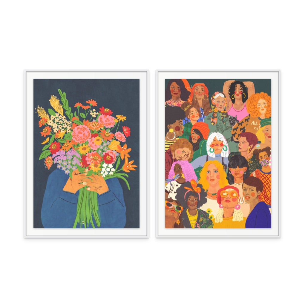 Set "For You" + "Women" Art Prints