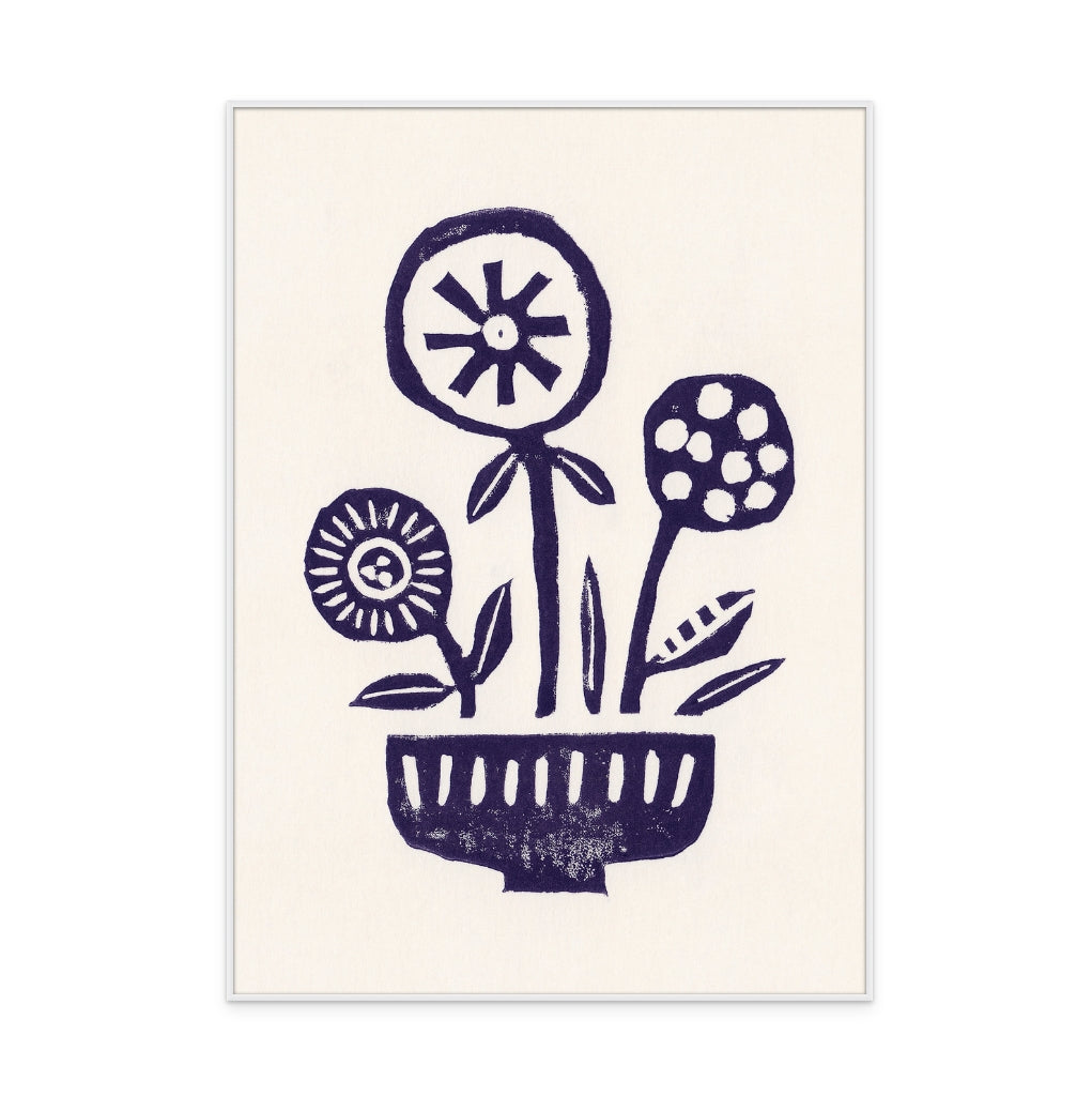 Native Flowers Art Print