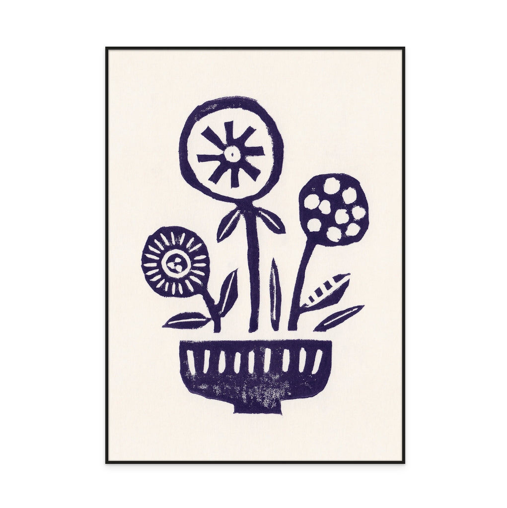 Native Flowers Art Print