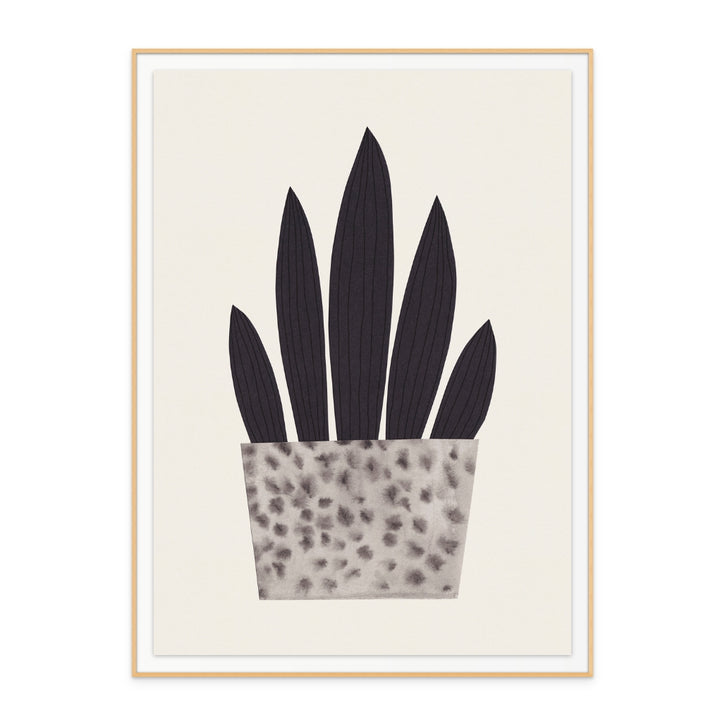 Plant in a pot #1 Art Print