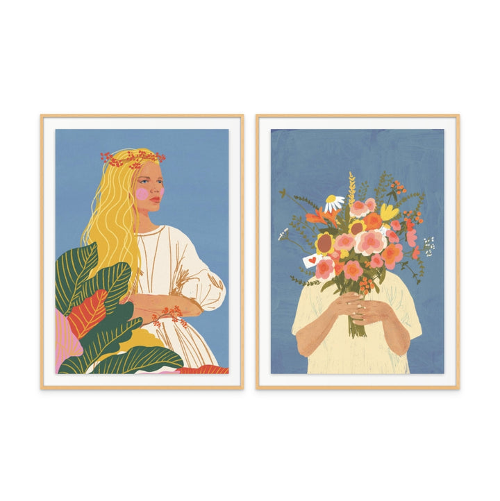 Set "Goddess" + "With Love" Art Prints