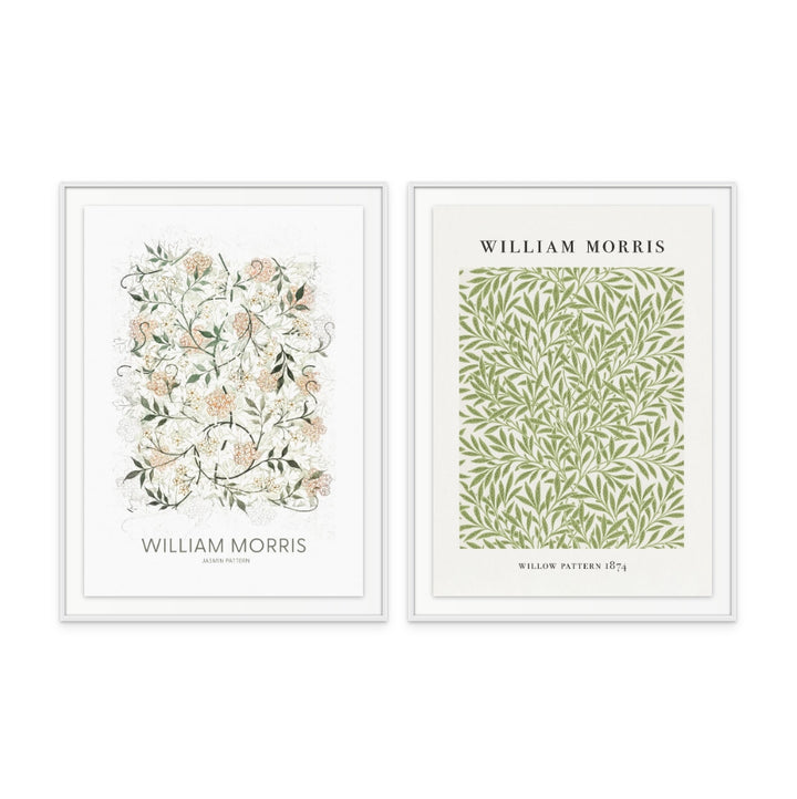 Set "Jasmine" + "Willow Pattern" Art Prints