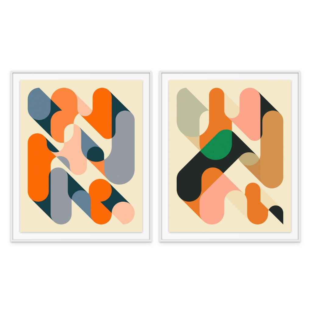 Set "Geometrics" Art Prints