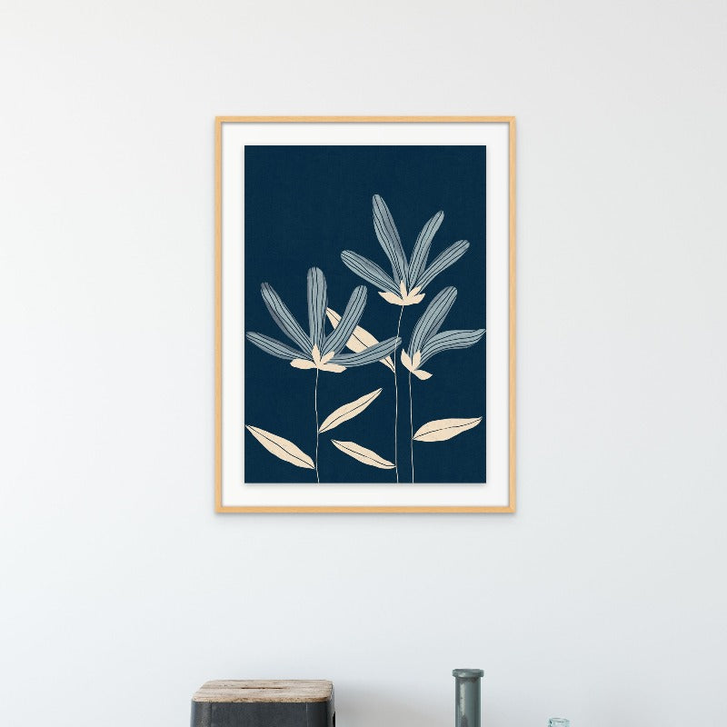 Three Flowers Art Print