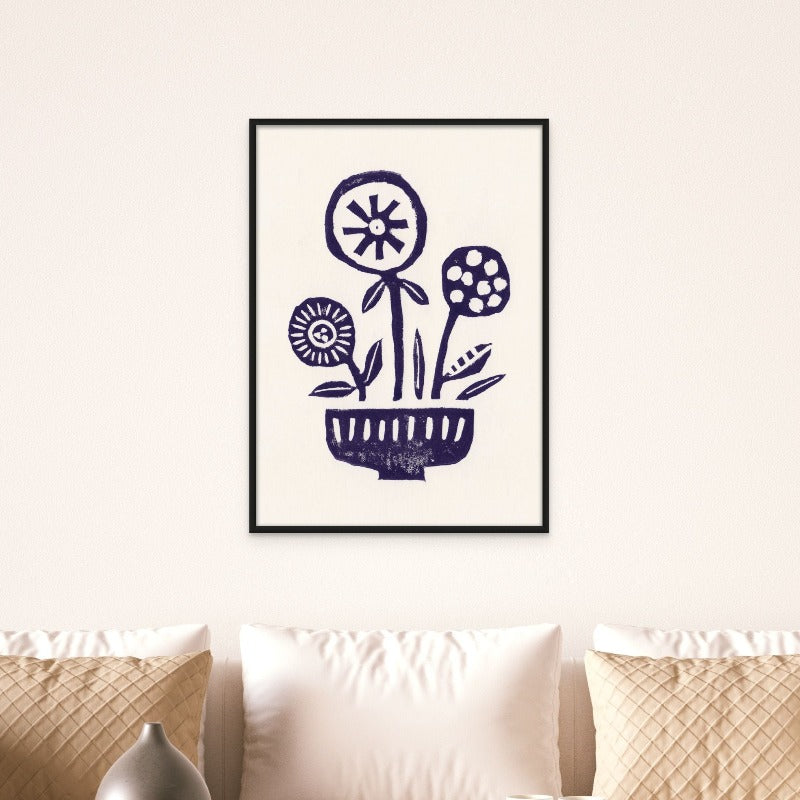 Native Flowers Art Print