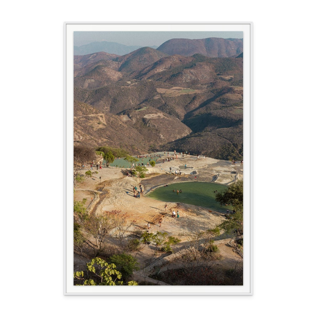 Hierve el agua Oaxaca Art Print