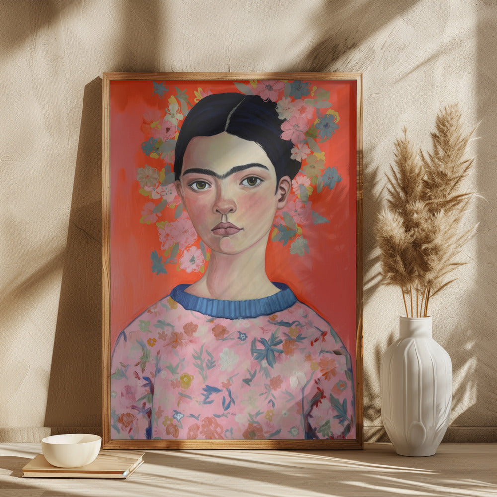 Young Frida Art Print