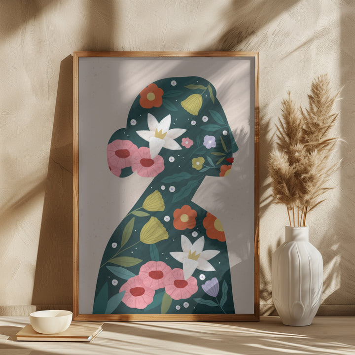 Filled With Flowers Art Print