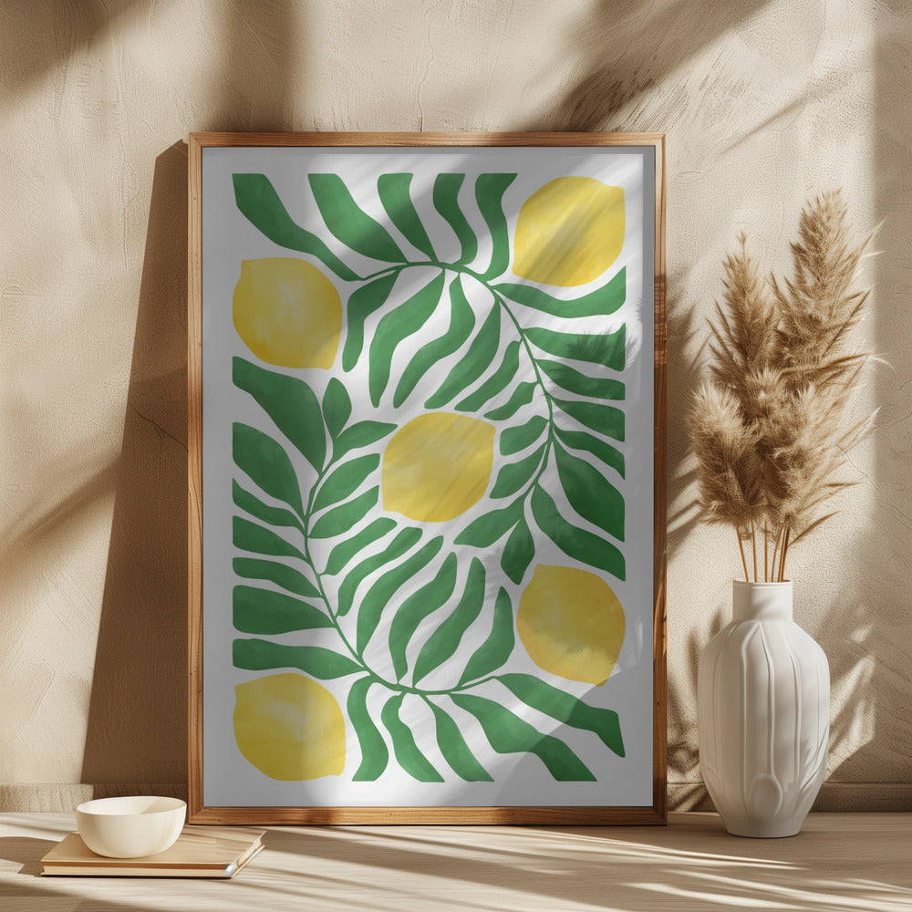 Lemons Art Print