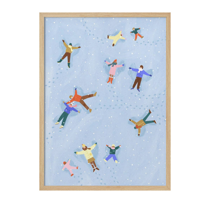 Snow Angels Art Print