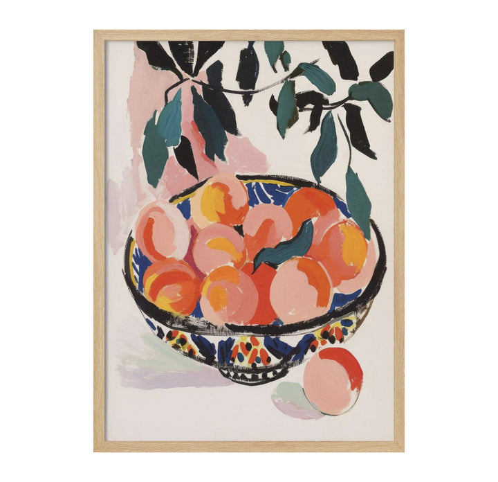 Fresh peaches Art Print