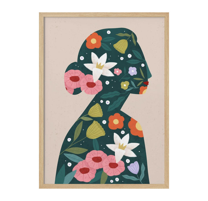 Filled With Flowers Art Print