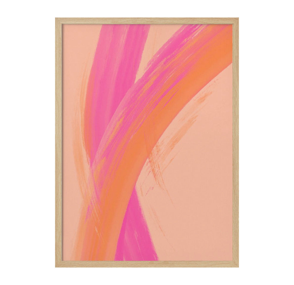 Color strokes no 15 Art Print