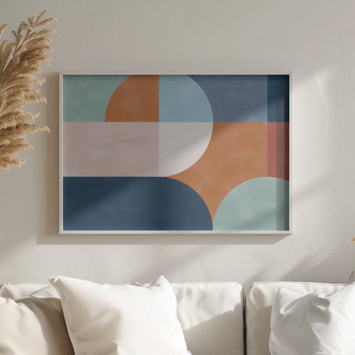 Colorful horizontal Art Print