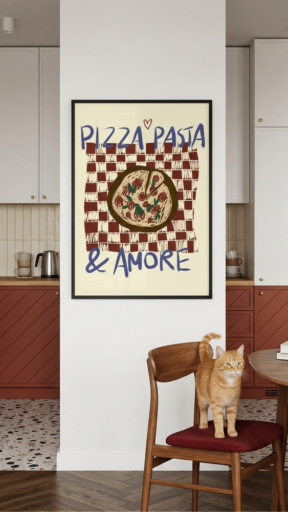Cuadro "Pizza Pasta a Amore"