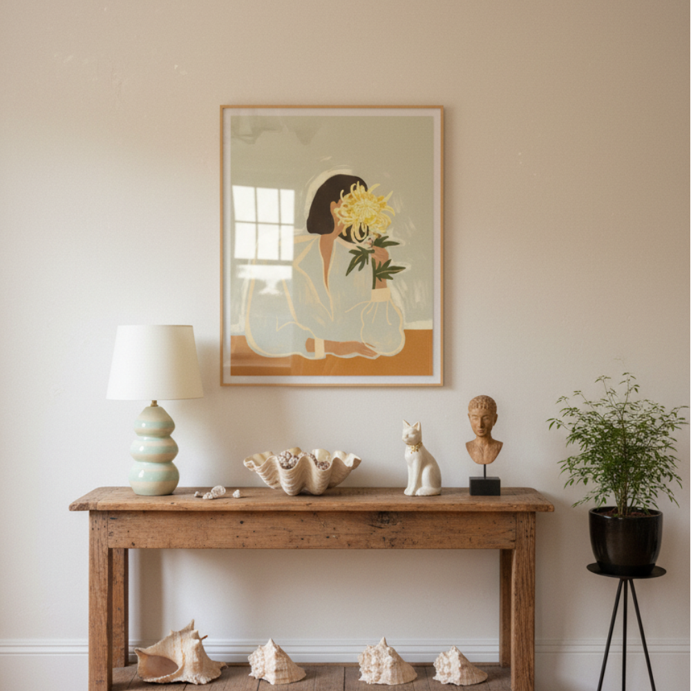 Cuadro "The crysanthemum"