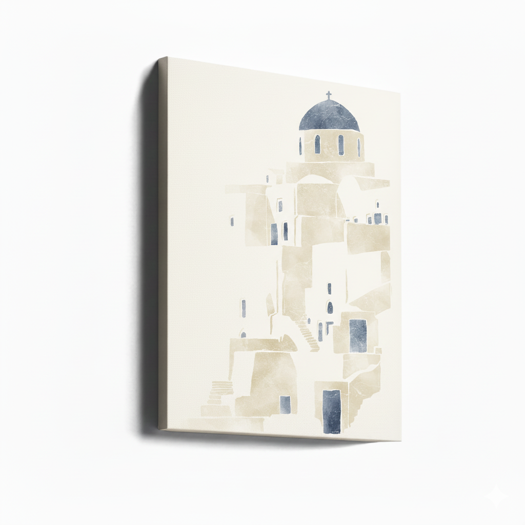 Cuadro "Santorini I"