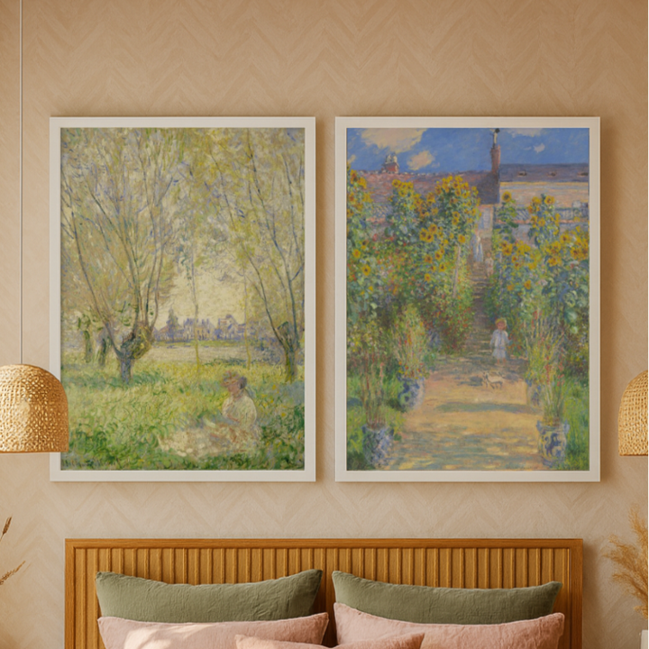 Set de cuadros "Impressionist Gardens"