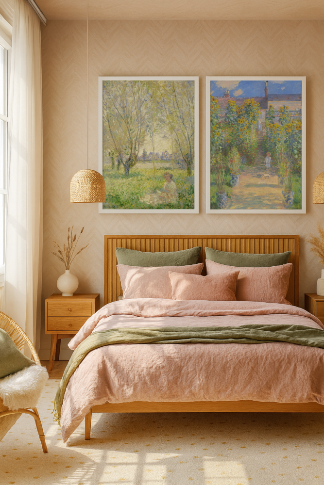 Set de cuadros "Impressionist Gardens"