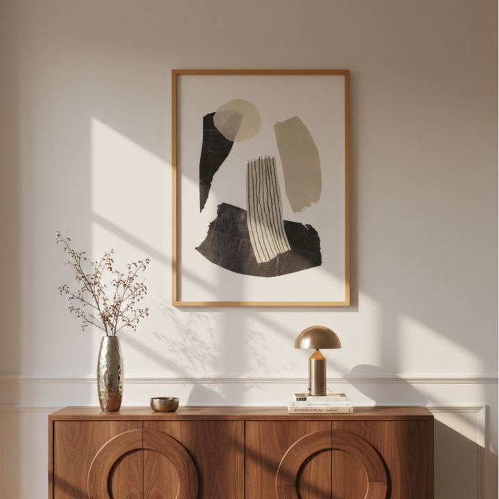 Cuadro "Monochrome Shapes #2"