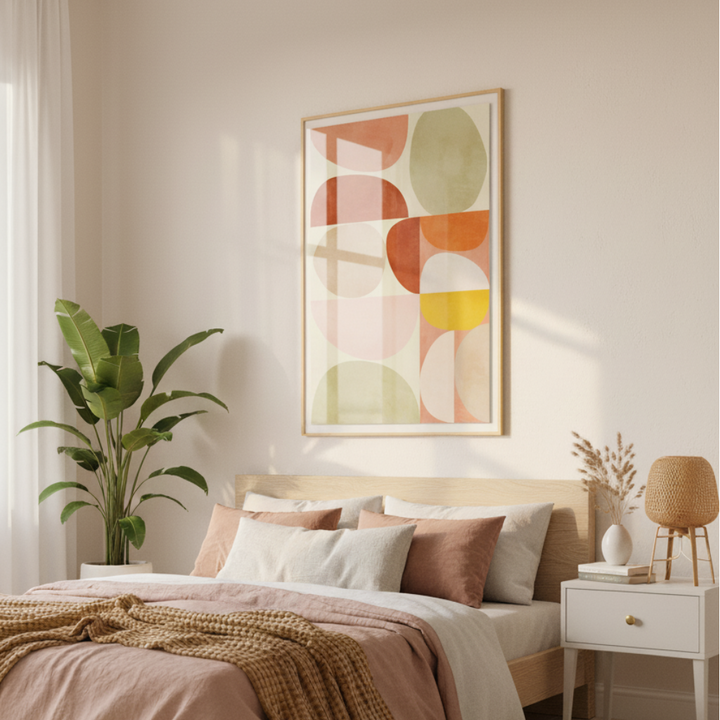 Cuadro "Pastel Geometry"