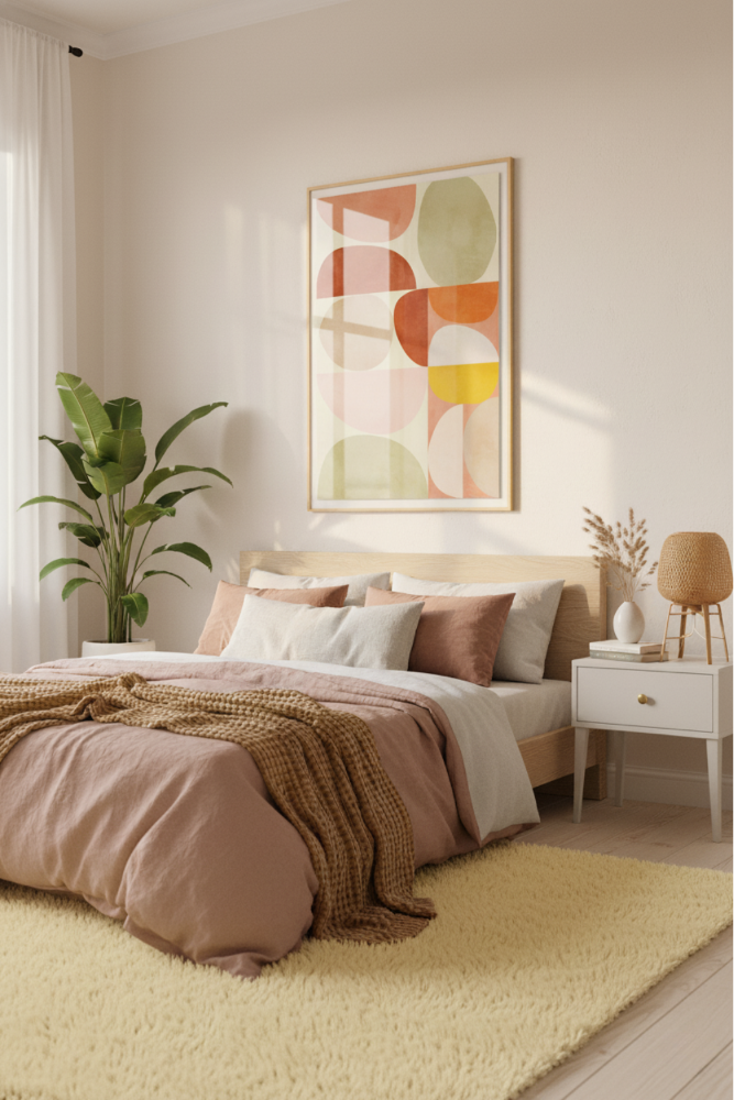 Cuadro "Pastel Geometry"