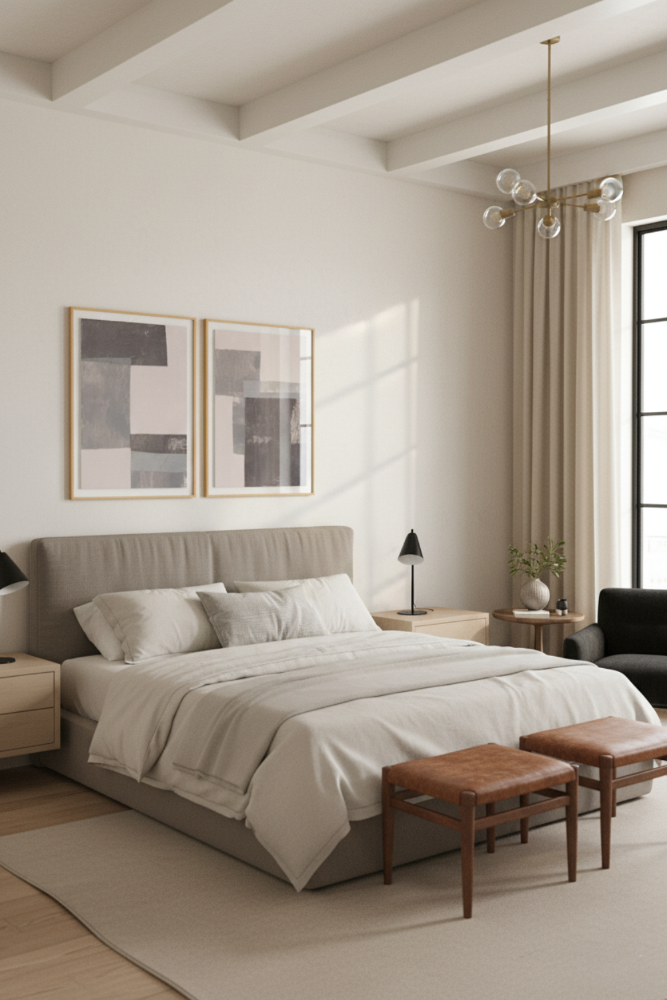 Set de cuadros "Gray Blocks"