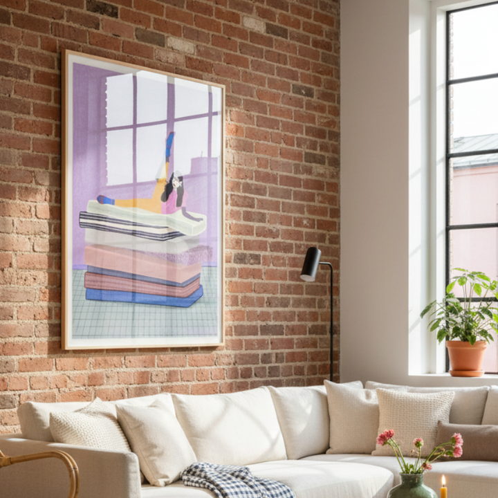 Cuadro "Raise your leg up to your head"