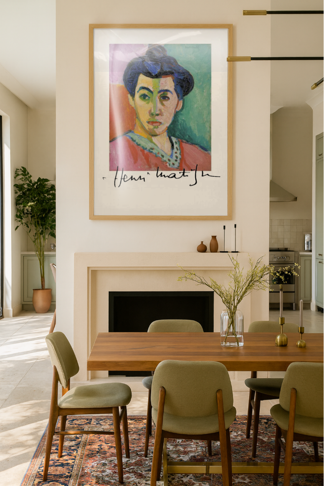 Cuadro "La Raie Verte With Signature"