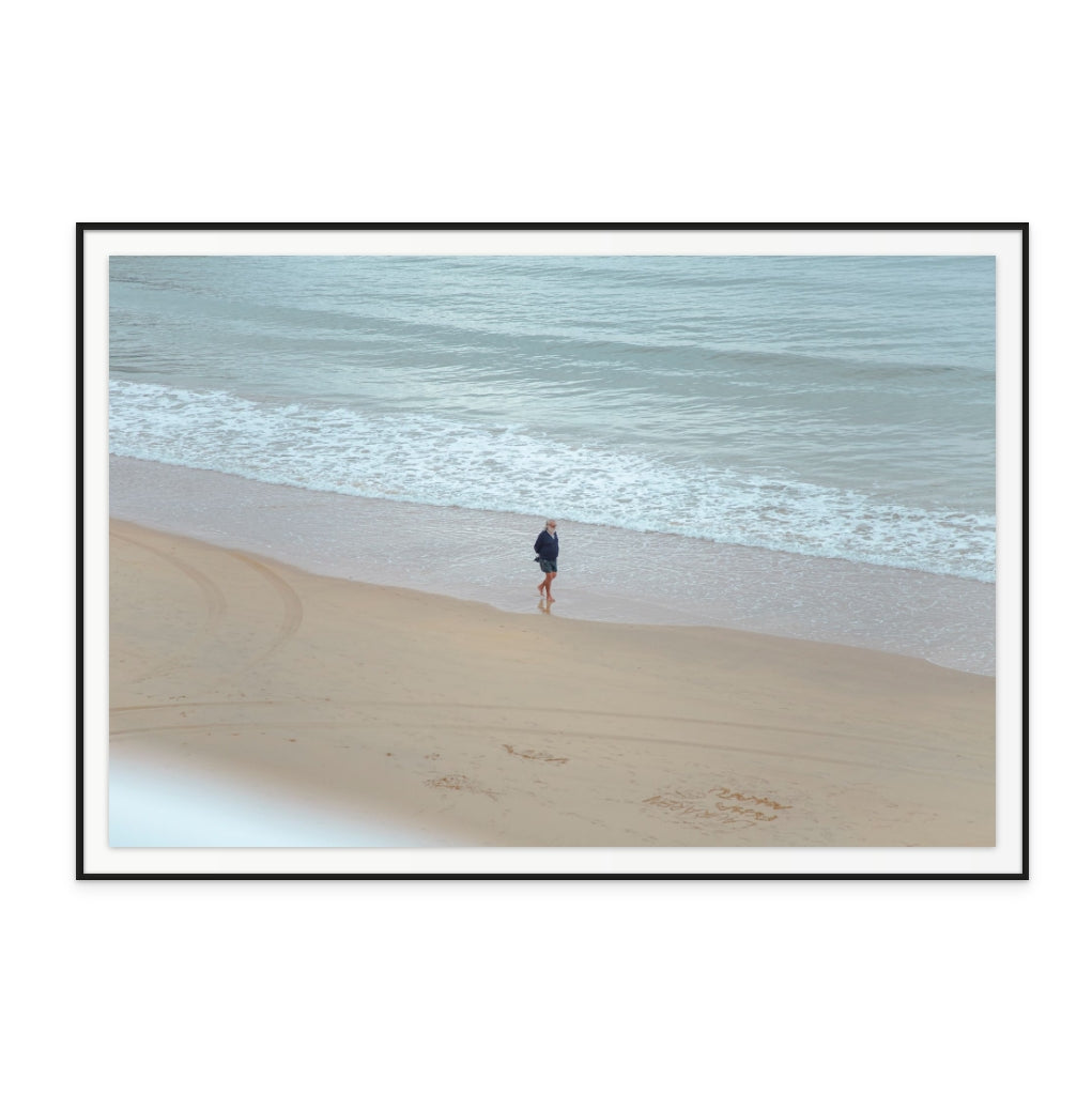 Thinking of sea Art Print