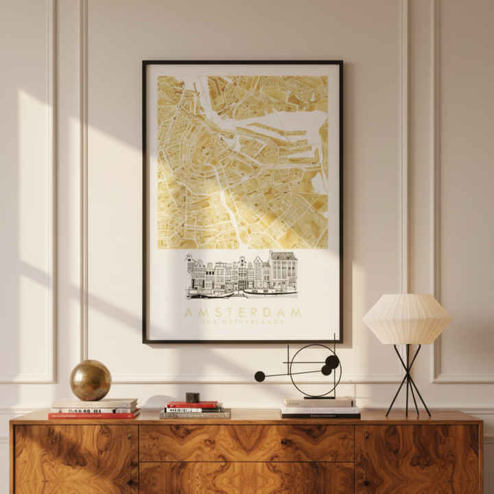 Cuadro "Amsterdam Watercolor"