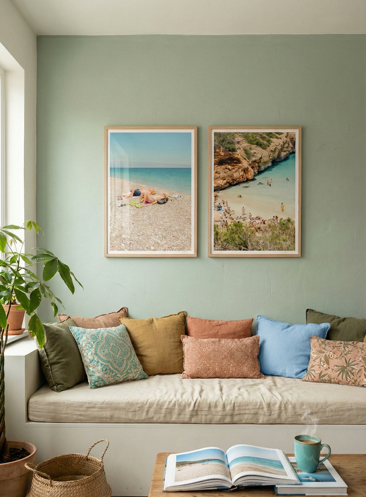 Set de cuadros "Caló des Moro"