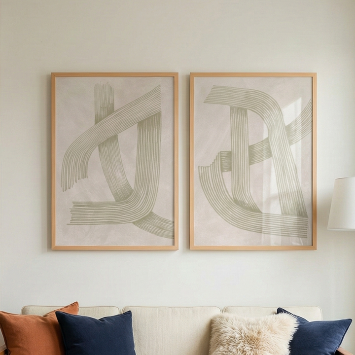 Cuadro "Abstract Sophisticated Line I"