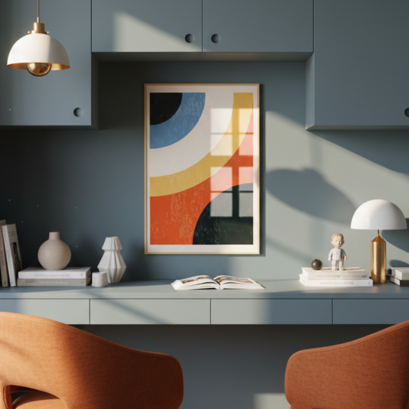 Cuadro "Minimal Abstract Shapes Series #24"