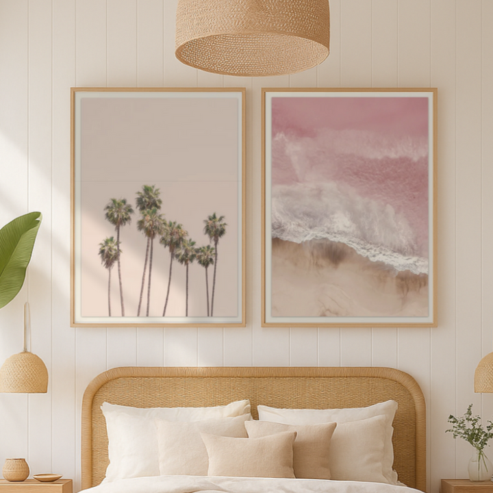 Set de cuadros "Blush Paradise"