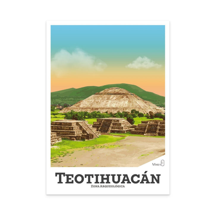 Teotihuacán Art Print