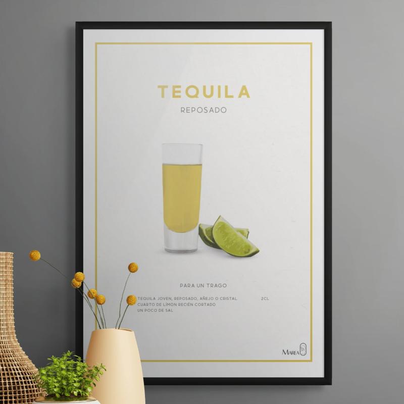 Tequila Art Print