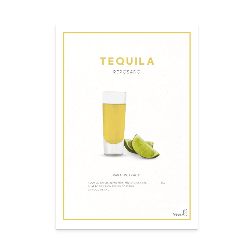 Tequila Art Print