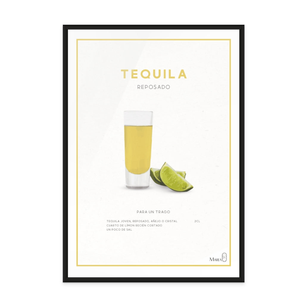 Tequila Art Print